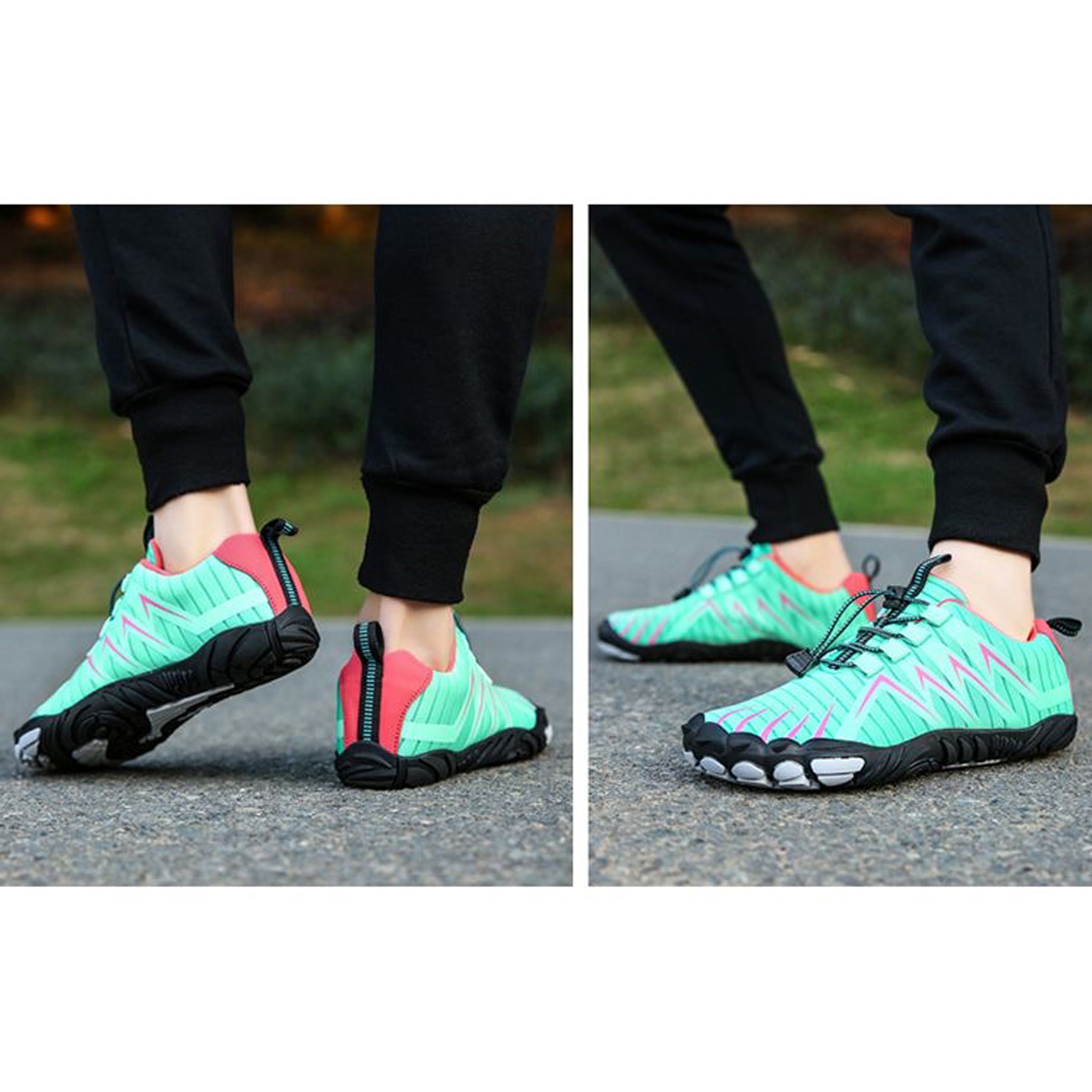 Women's Minimalist Aqua Green Barefoot / Gym Shoes – Lightweight, Flexible & Zero-Drop