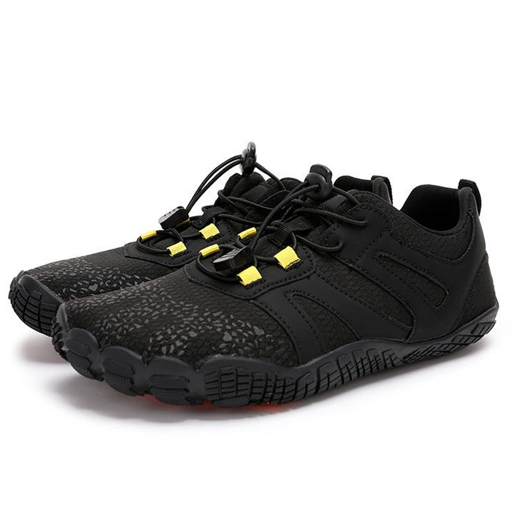 Men's Minimalist Black Barefoot / Gym Shoes – Wide Toe box, Lightweight, Flexible & Zero-Drop