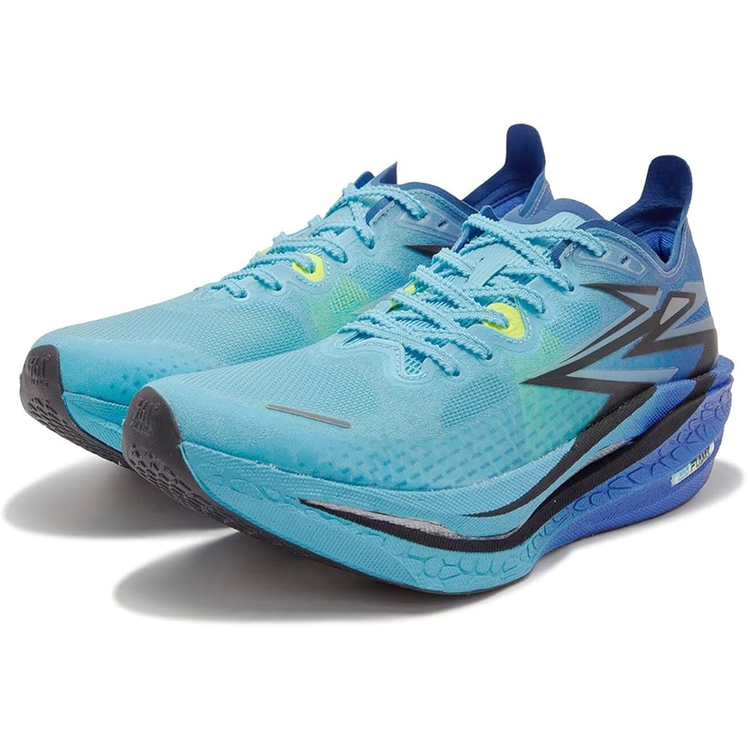 Blue Carbon Plated Road Running Shoes - From 5Km to Full Marathon shoes (361 Flame 4)