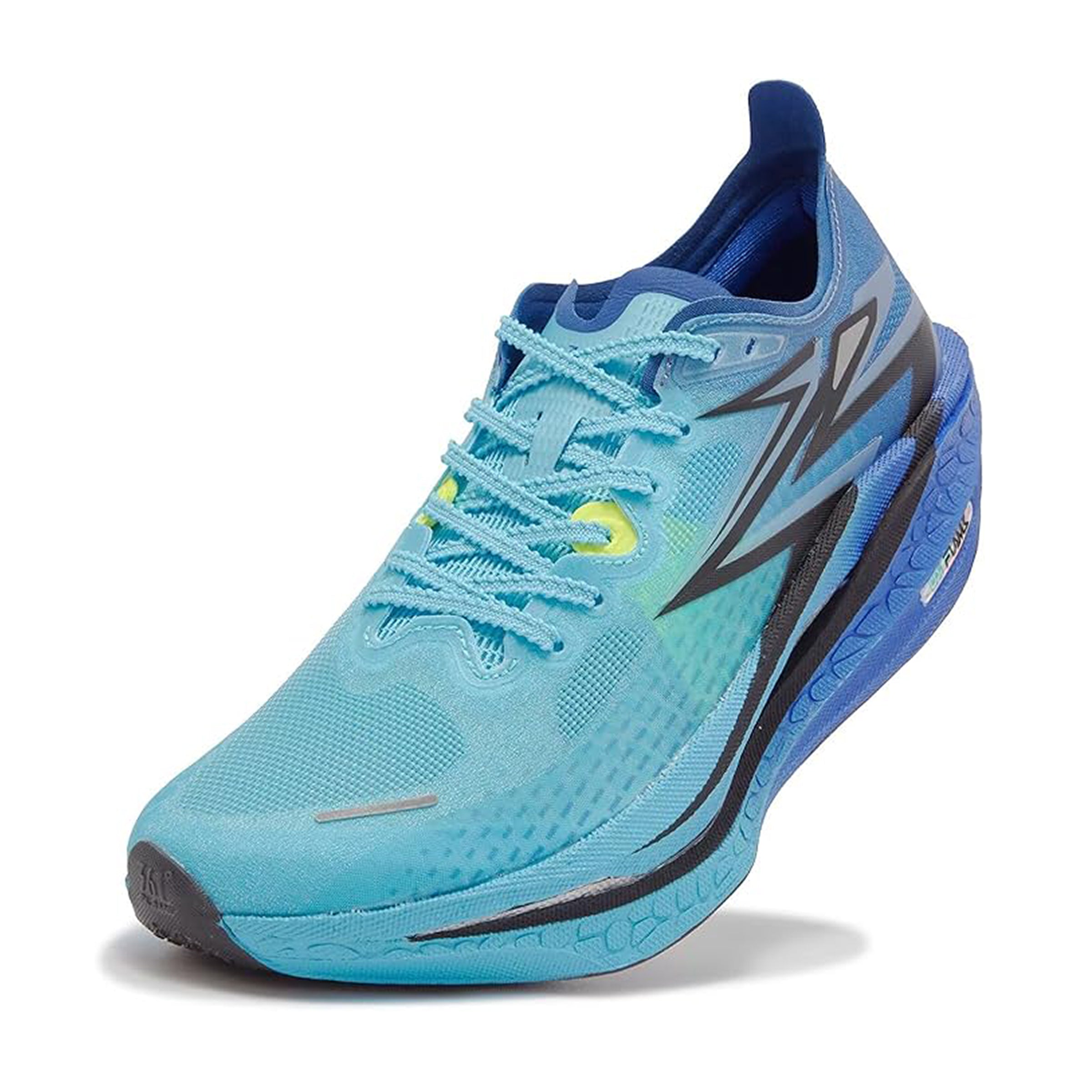 Blue Carbon Plated Road Running Shoes - From 5Km to Full Marathon shoes (361 Flame 4)