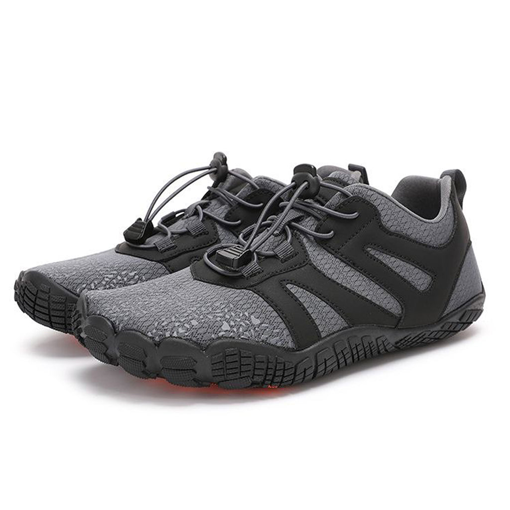 Men's Minimalist Dark Grey Barefoot / Gym Shoes – Wide Toe box, Lightweight, Flexible & Zero-Drop