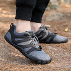 Men's Minimalist Dark Grey Barefoot / Gym Shoes – Wide Toe box, Lightweight, Flexible & Zero-Drop