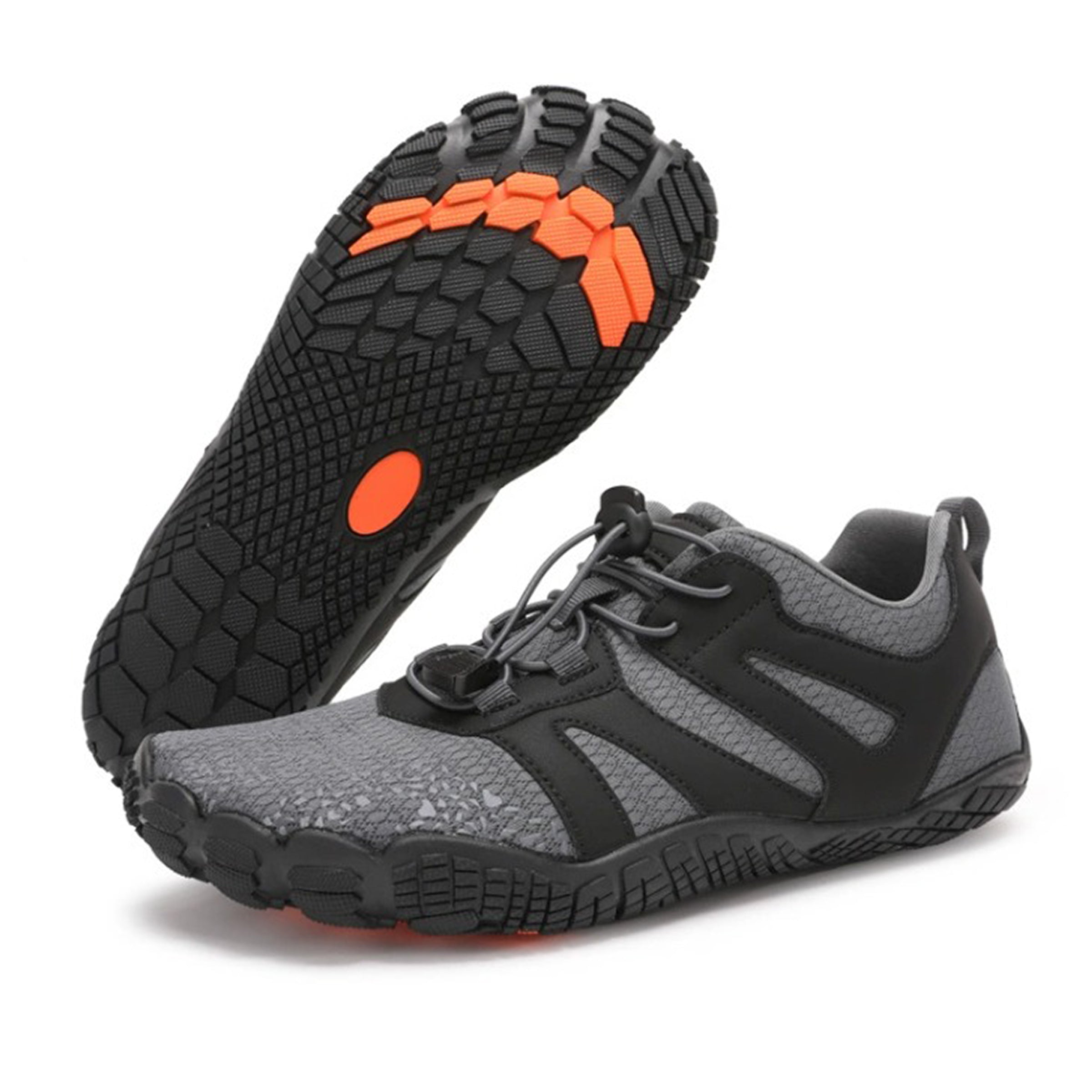 Women's Minimalist Dark Grey Barefoot / Gym Shoes – Wide Toe box, Lightweight, Flexible & Zero-Drop