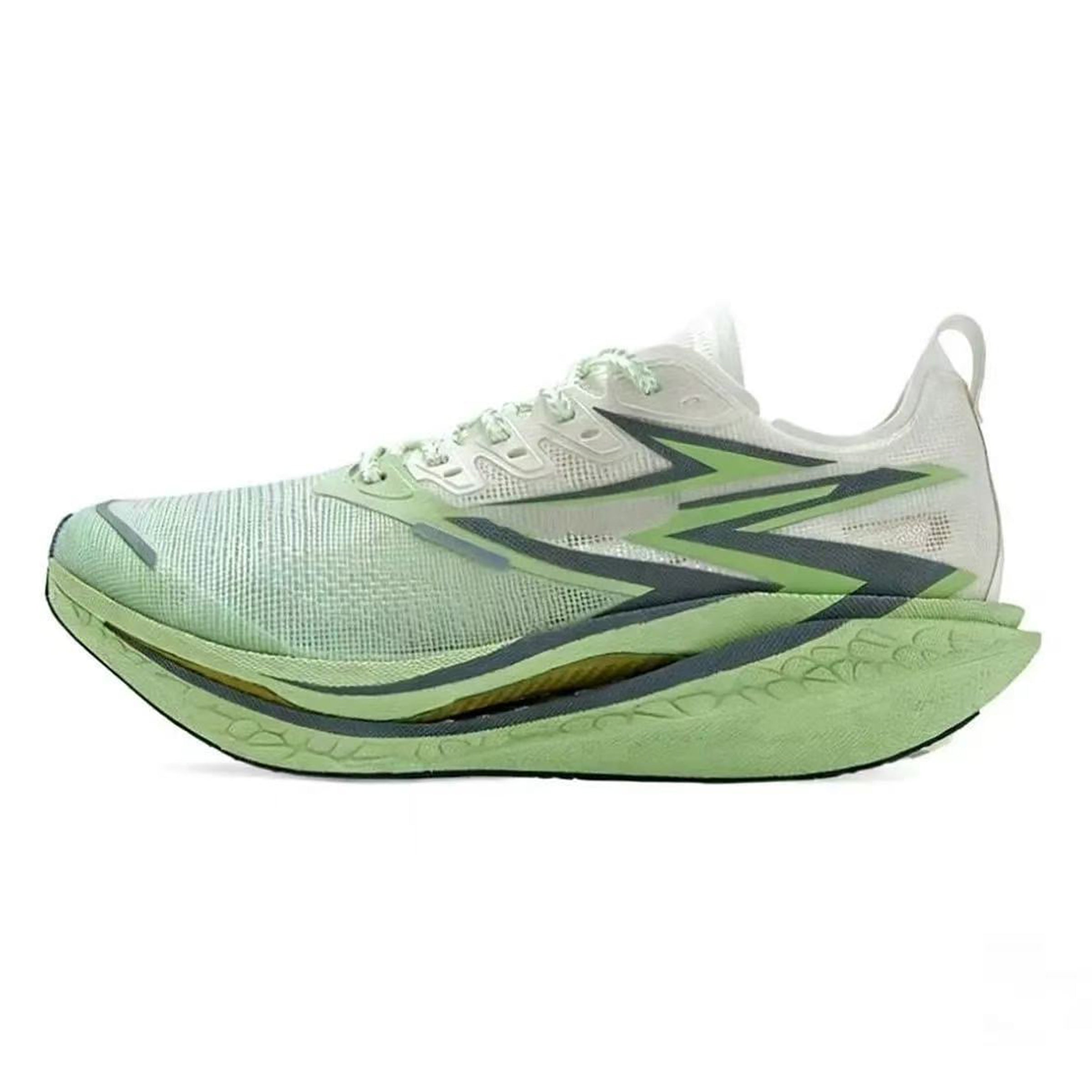 Green Earth Color Carbon Plated Road Running Shoes - From 5Km to Full Marathon shoes (361 Flame 4.5)
