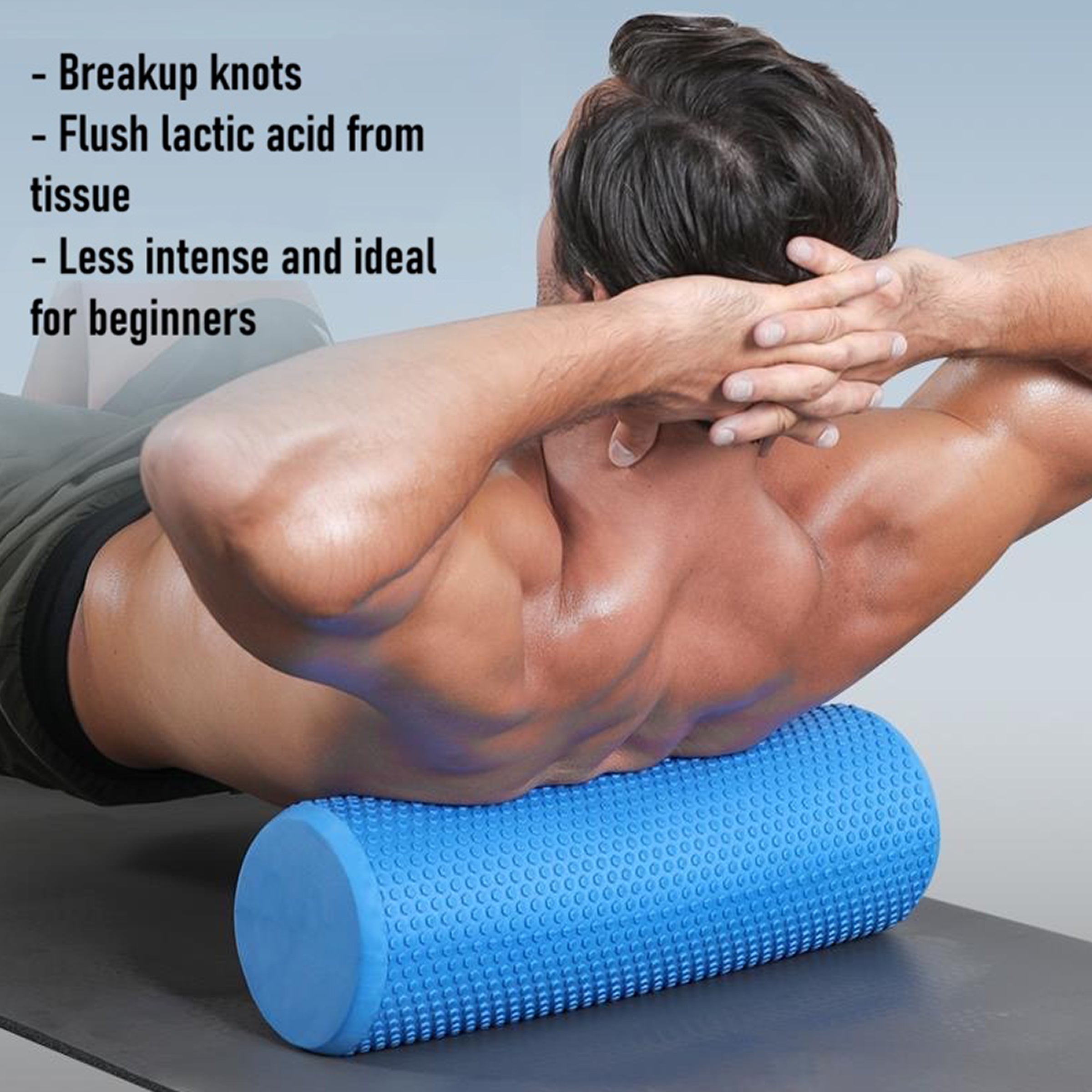 Foam Roller for Muscle Recovery & Deep Tissue Massage (Medium Density)