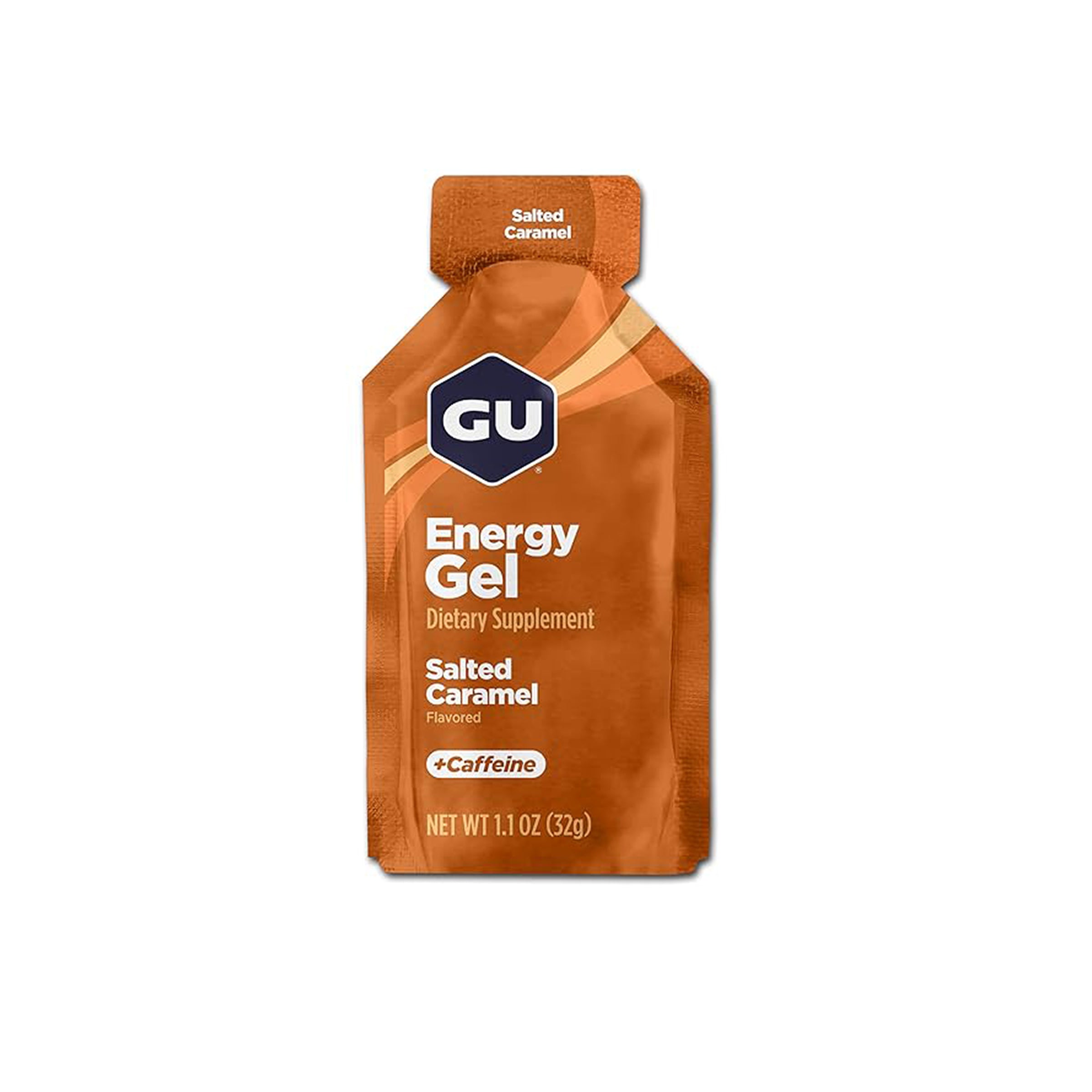 GU Energy Gel - Salted Caramel Flavor – Fast Energy for Endurance Sports