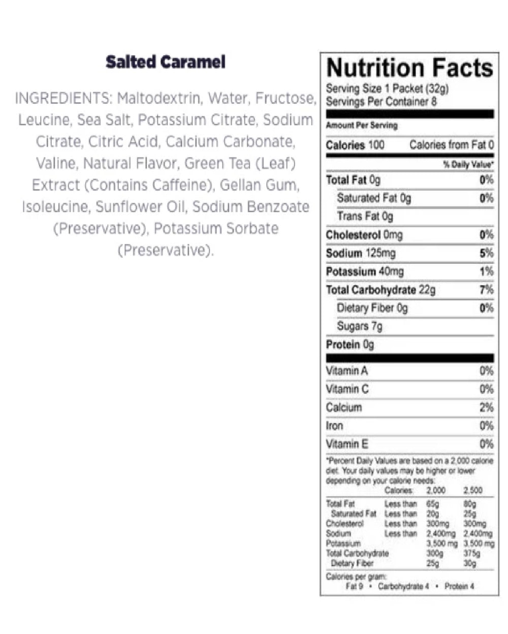 GU Energy Gel - Salted Caramel Flavor – Fast Energy for Endurance Sports