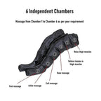 Air Compression 6 Chamber Leg Massager with Handheld Controller for Muscle Recovery & Blood Circulation