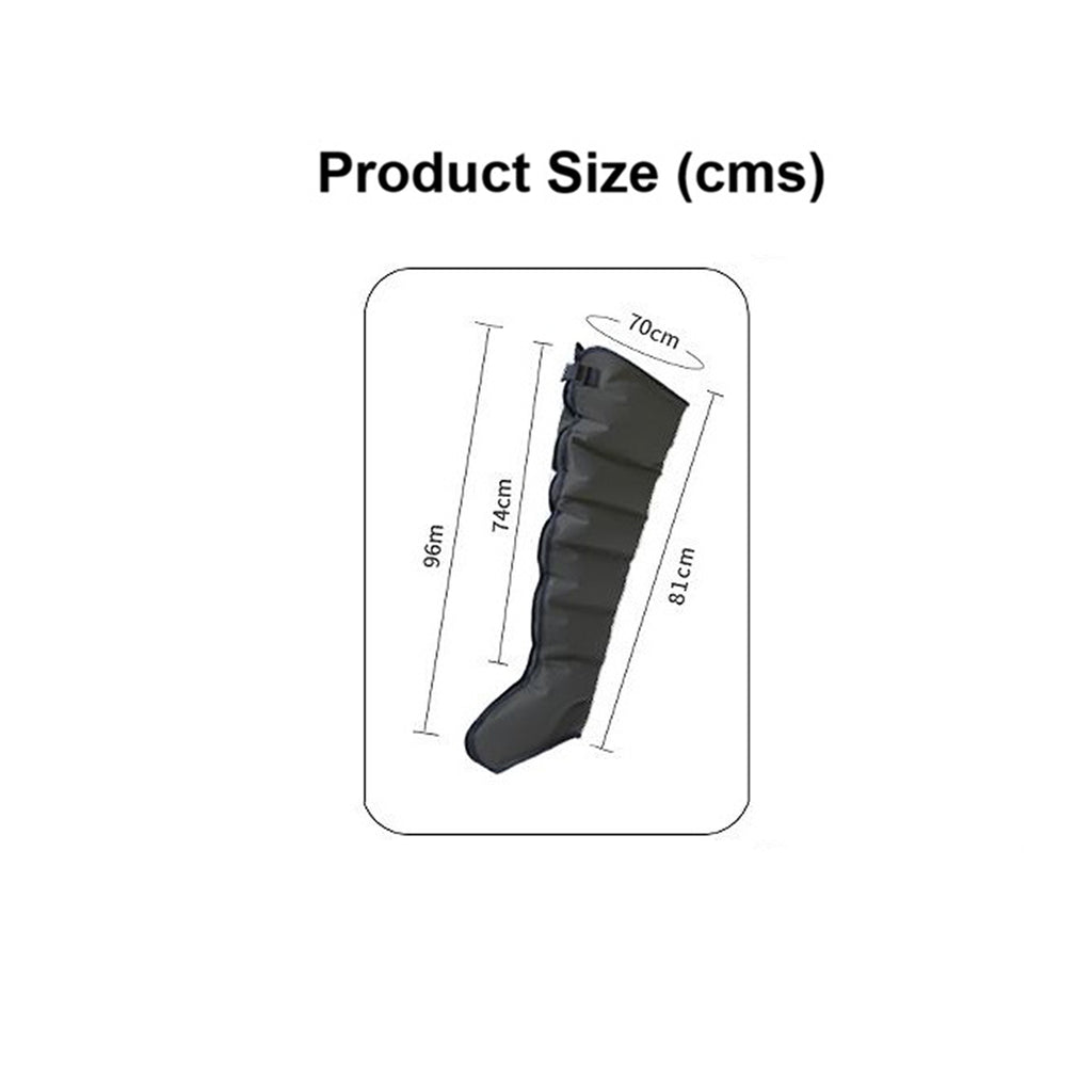 Air Compression 6 Chamber Leg Massager with Handheld Controller for Muscle Recovery & Blood Circulation