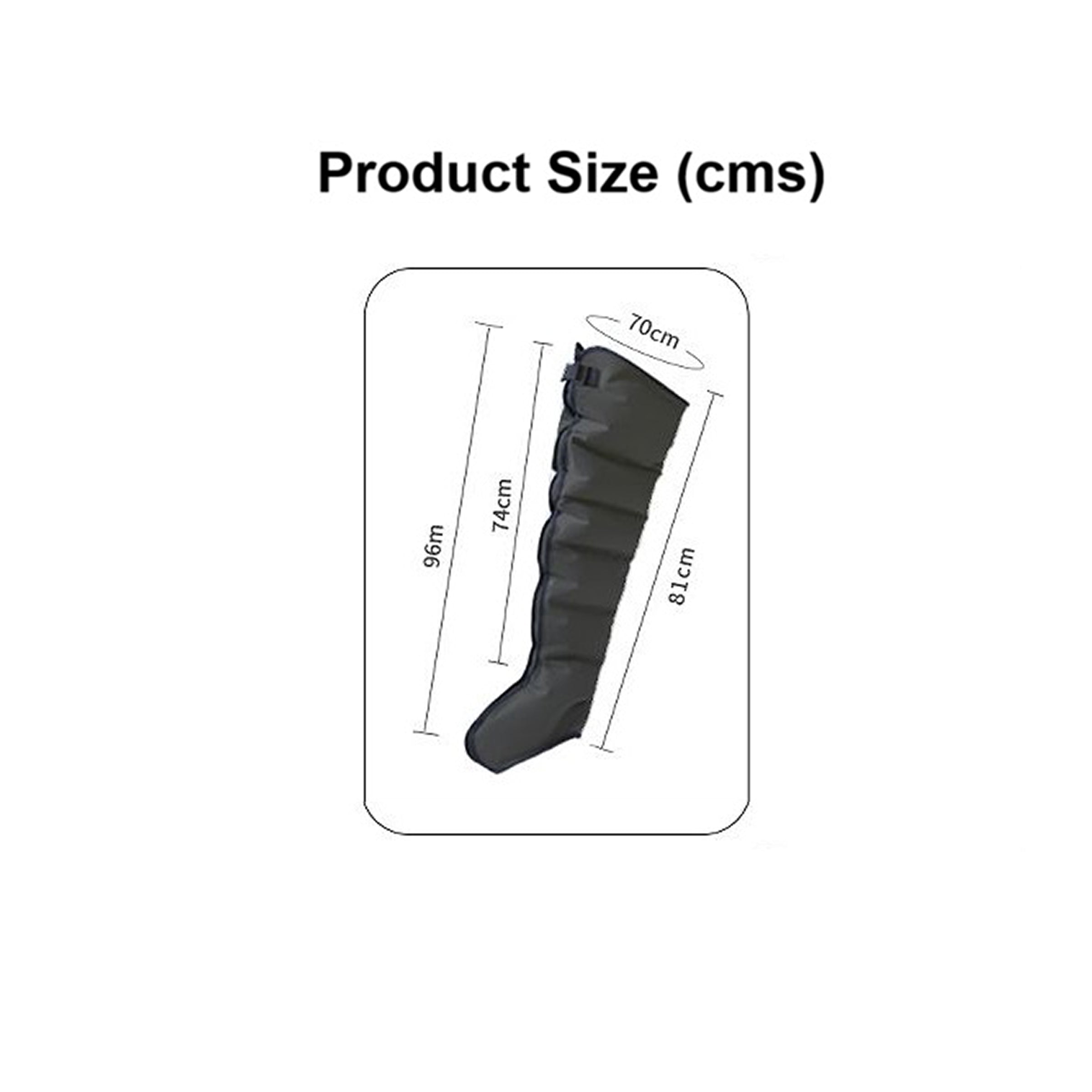 Air Compression 6 Chamber Leg Massager with Handheld Controller for Muscle Recovery & Blood Circulation