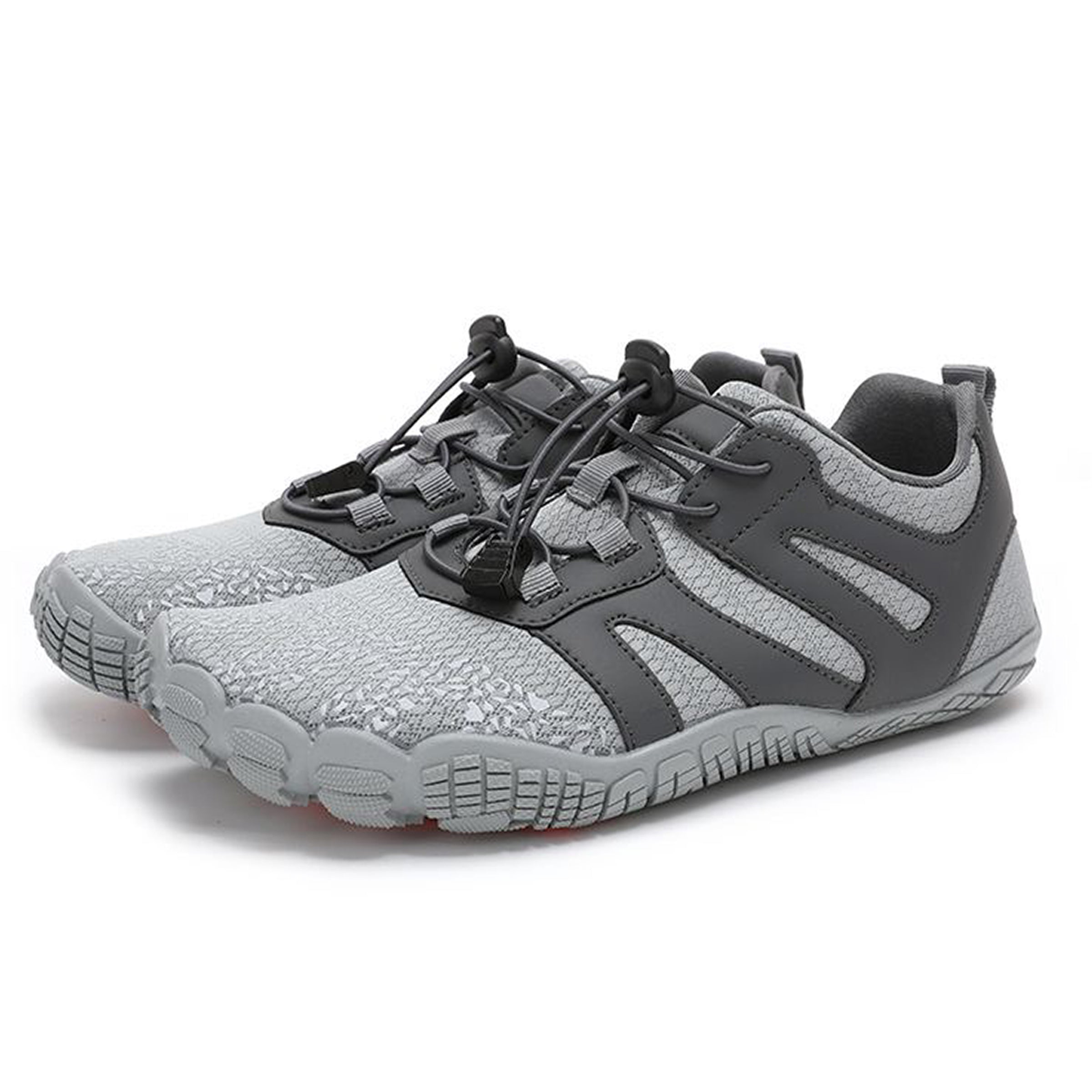 Men's Minimalist Light Grey Barefoot / Gym Shoes – Wide Toe box, Lightweight, Flexible & Zero-Drop