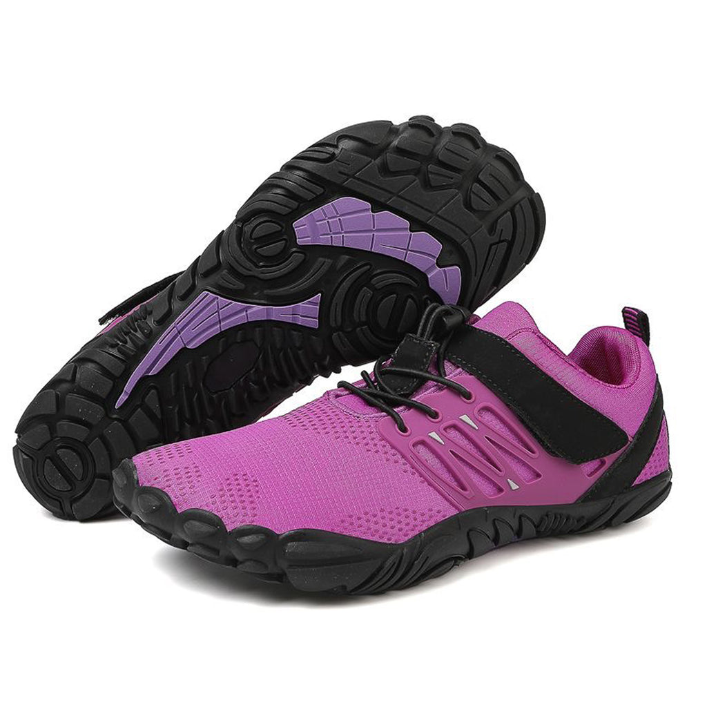 Women's Purple Barefoot Shoes - Wide Toe box, Ankle Cushioning, Lightweight, Flexible & Zero-Drop