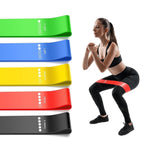 Latex Resistance Bands Mini Loop Set (Pack of 5) for Strength & Mobility