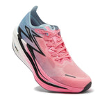 Dual Color Pink & Blue - Carbon Plated Road Running Shoes - From 5Km to Full Marathon shoes (361 Flame 4)