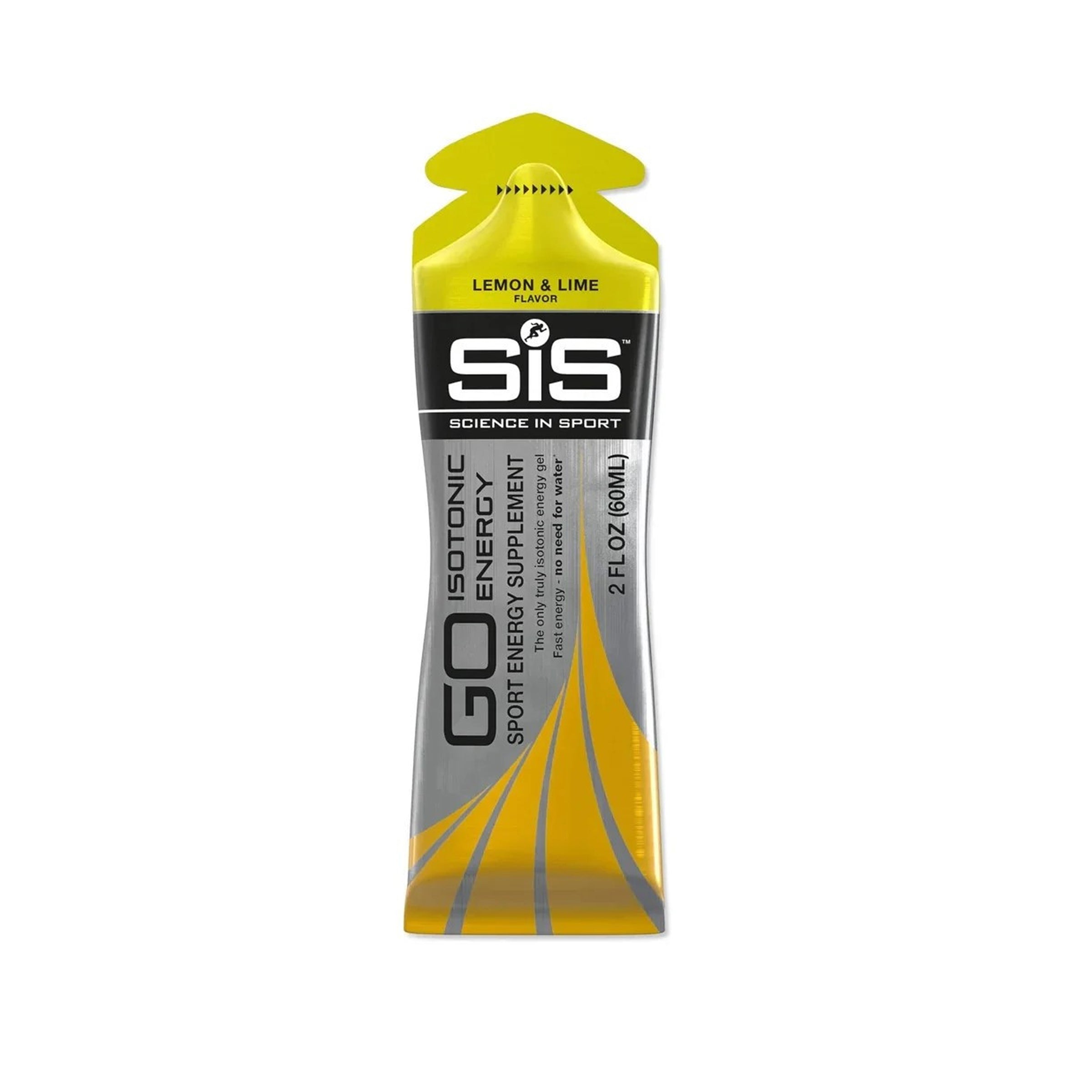 SIS GO Isotonic Energy Gel - Lemon & Lime Flavor - Isotonic Formula