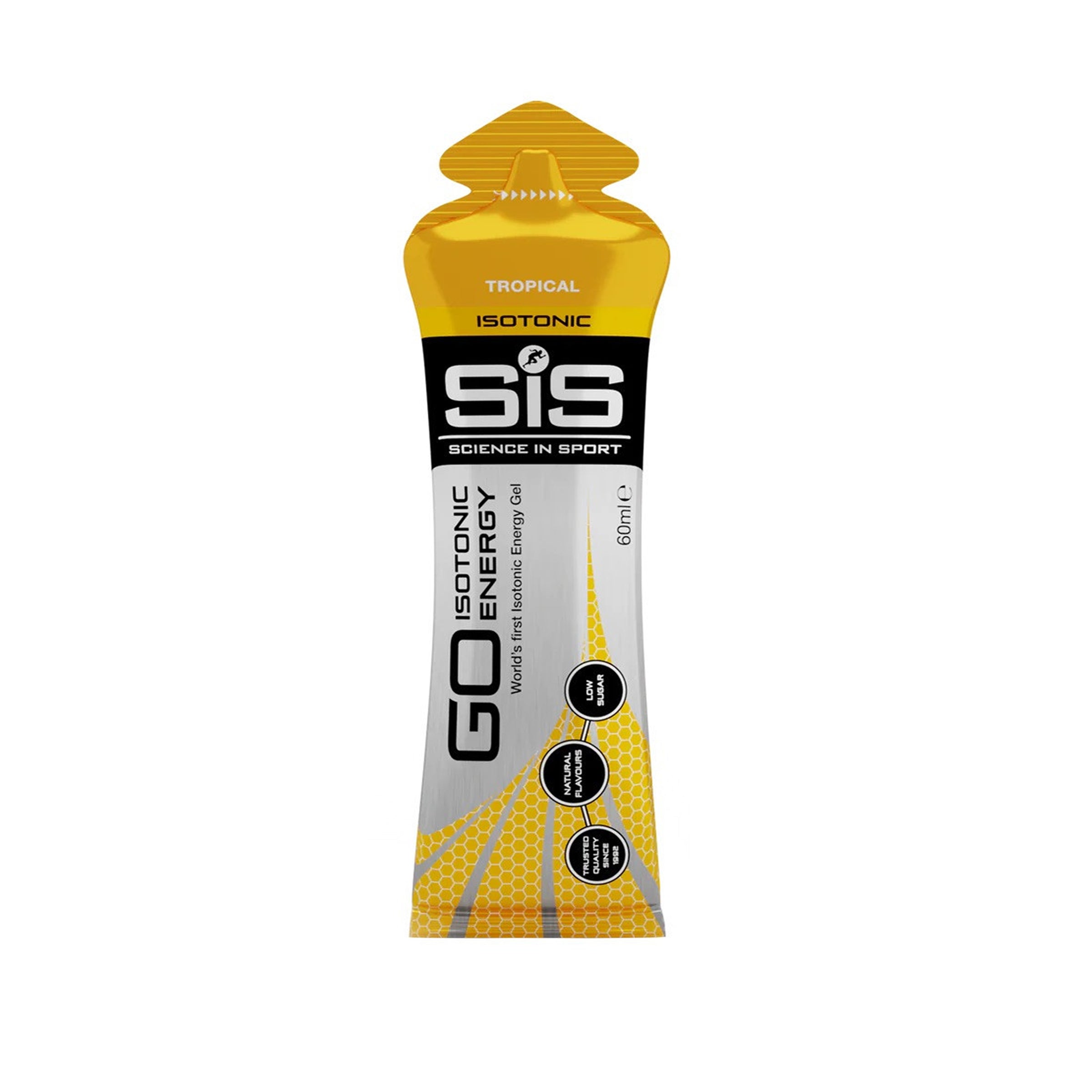 SIS GO Isotonic Energy Gel - Tropical Flavor - Isotonic Formula