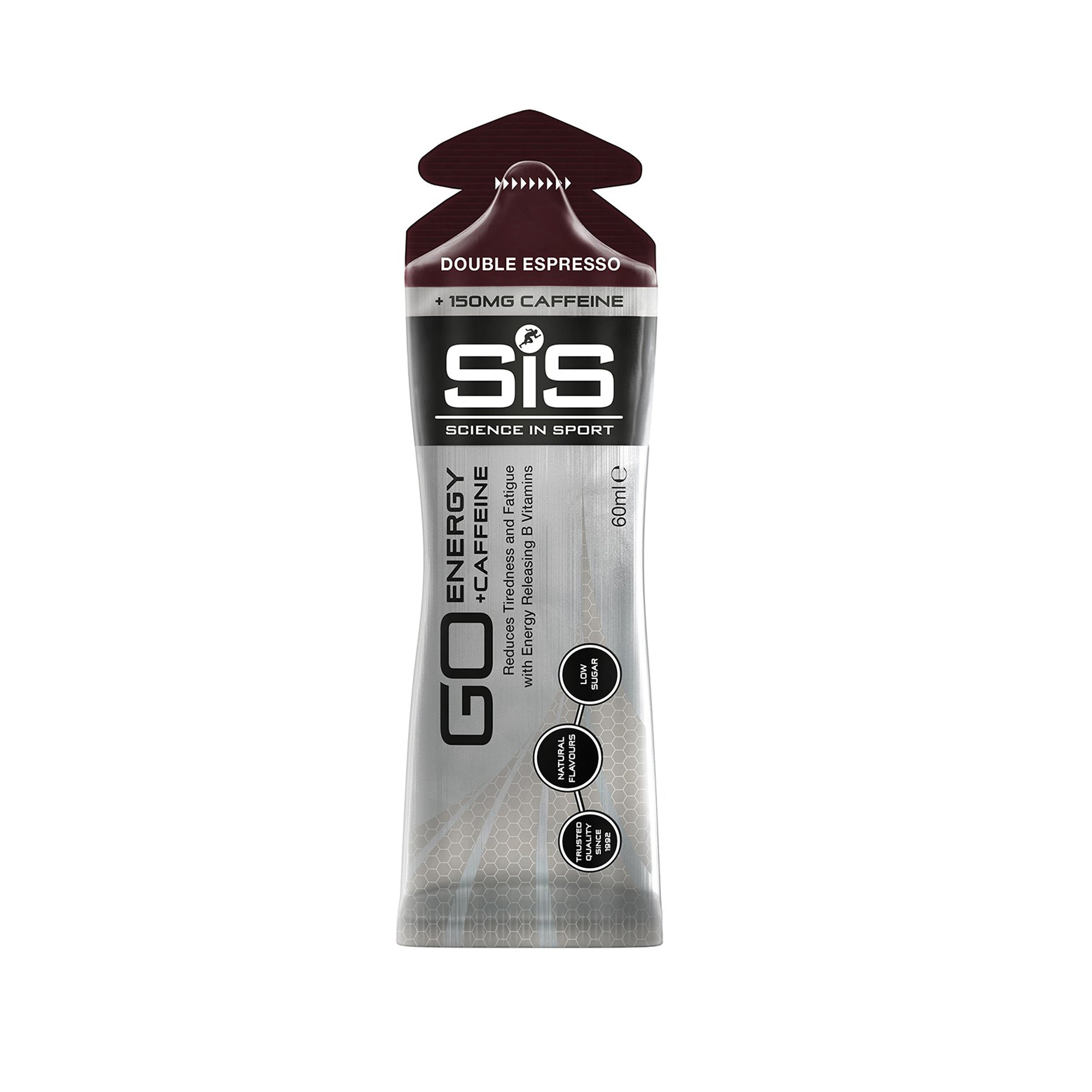 SIS Go Energy + Caffeine Gels - Double Espresso Flavor