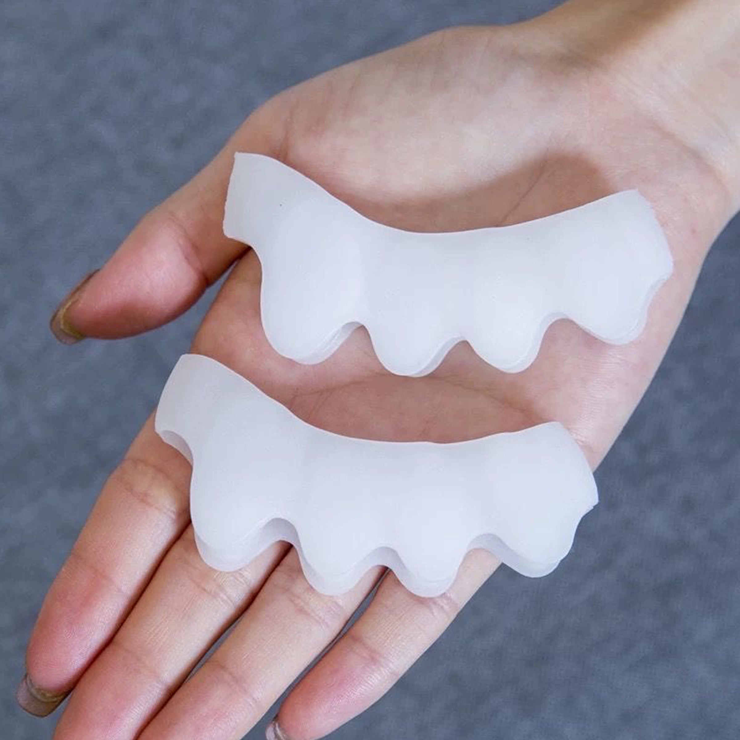 Toe Separators for Bunion Relief & Toe Alignment (Gel, Unisex)